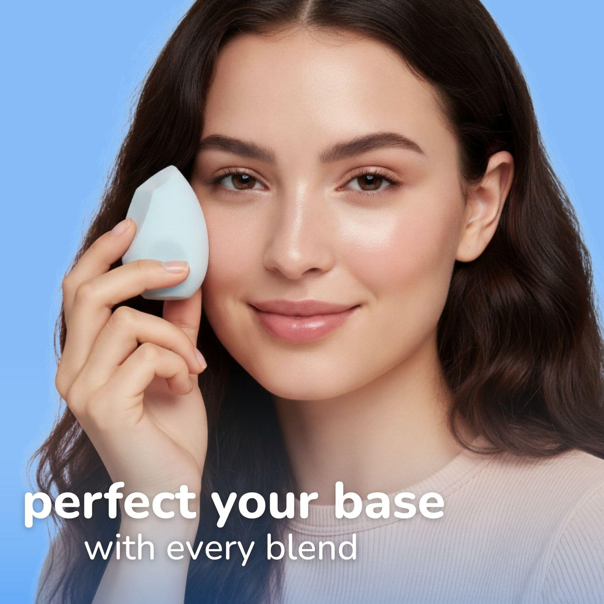 The Crème Shop Next Gen Makeup Sponge - Beauty Sponge For Blending & Foundation Application, Full Coverage, Streak-Free Professional Makeup Tool