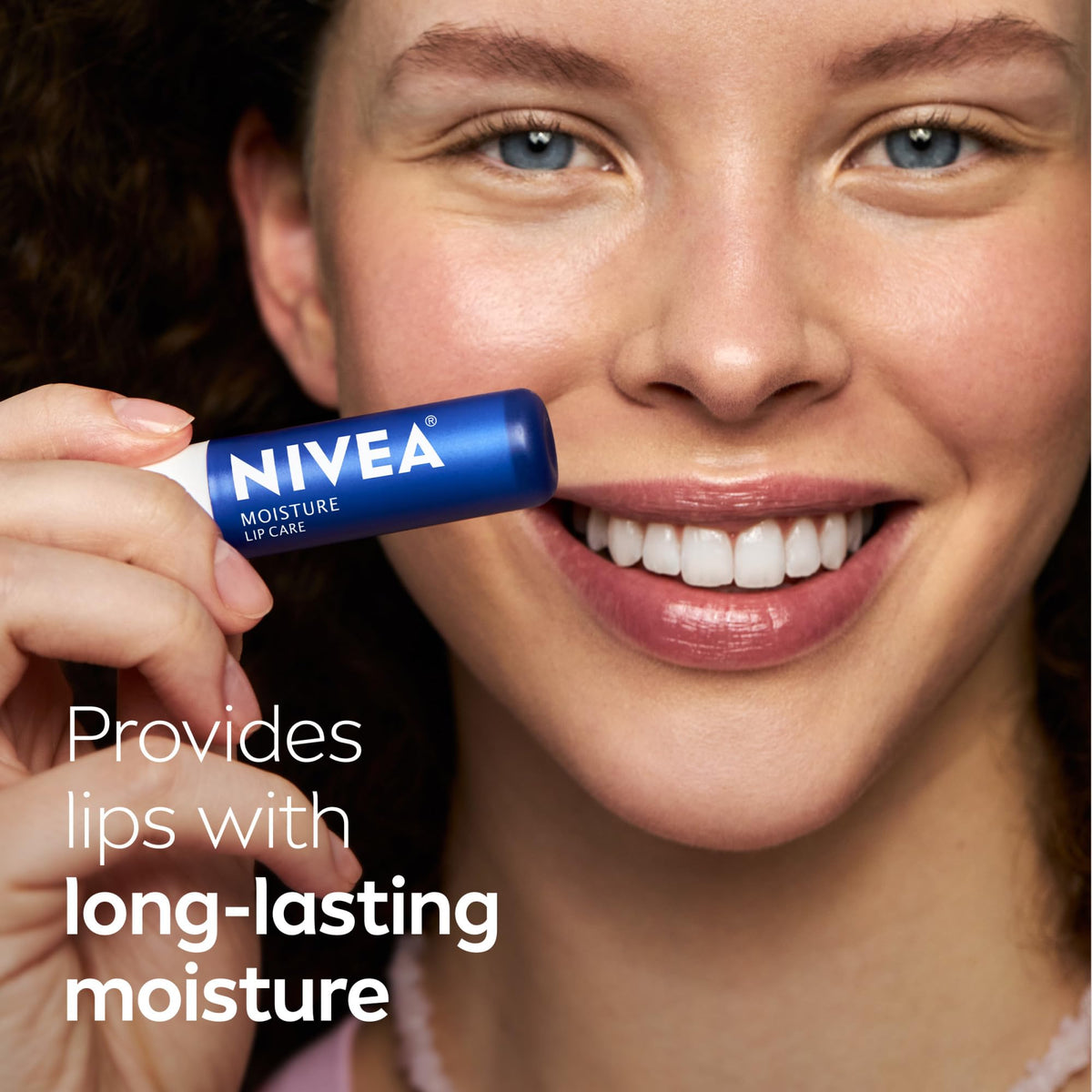 NIVEA Moisture Lip Care, Hydrating Lip Balm with Shea Butter, Nourishing Oils and Vitamin C & E, 3-in-1 Moisture, Repair and Nourish, Holiday Gifts Beauty & Personal Care NIVEA
