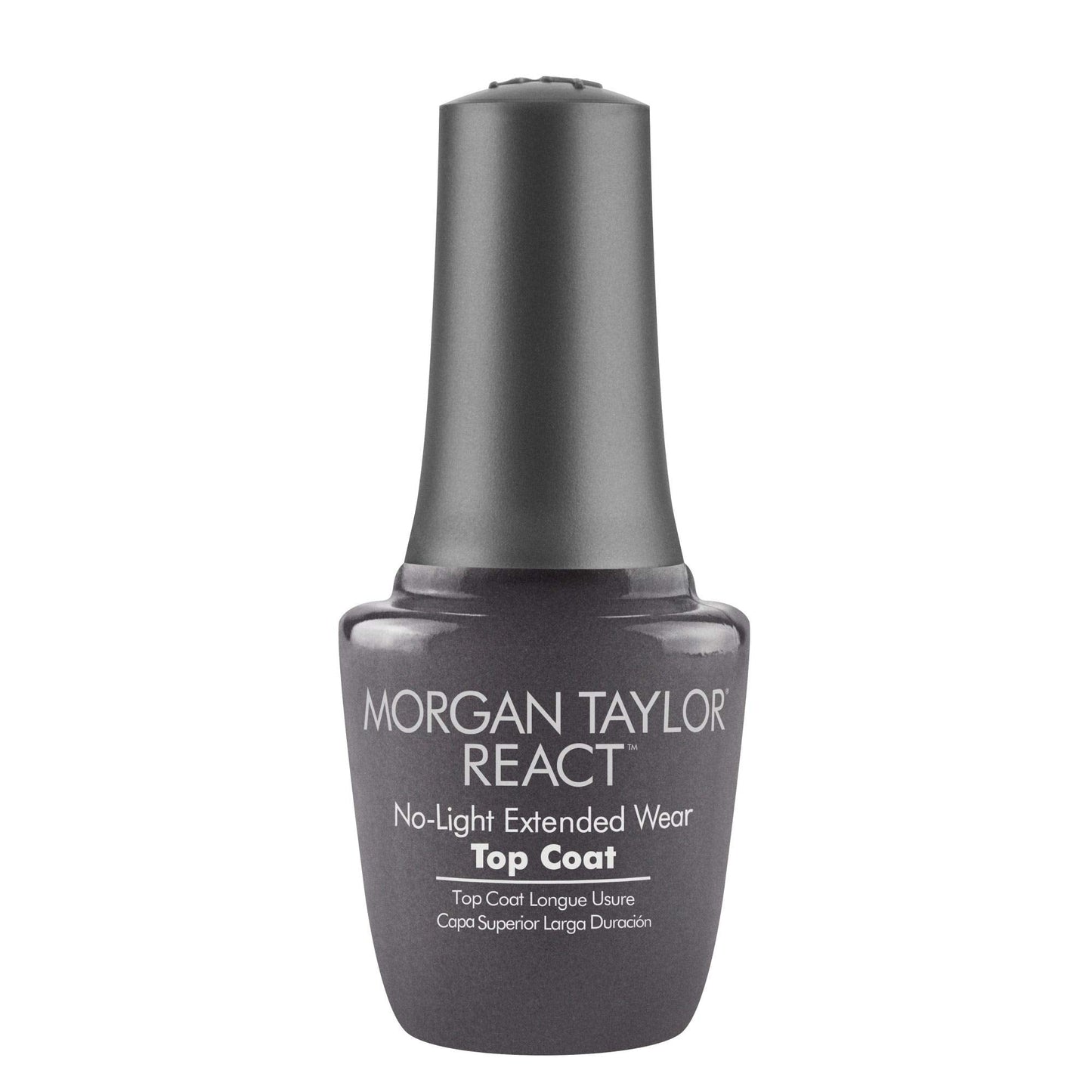 Morgan Taylor REACT Top Coat - Gelish Infused Technology for Long-Lasting Shine & Chip Resistance, No LED Light Needed, Easy Soak-Free Removal Beauty & Personal Care Morgan Taylor
