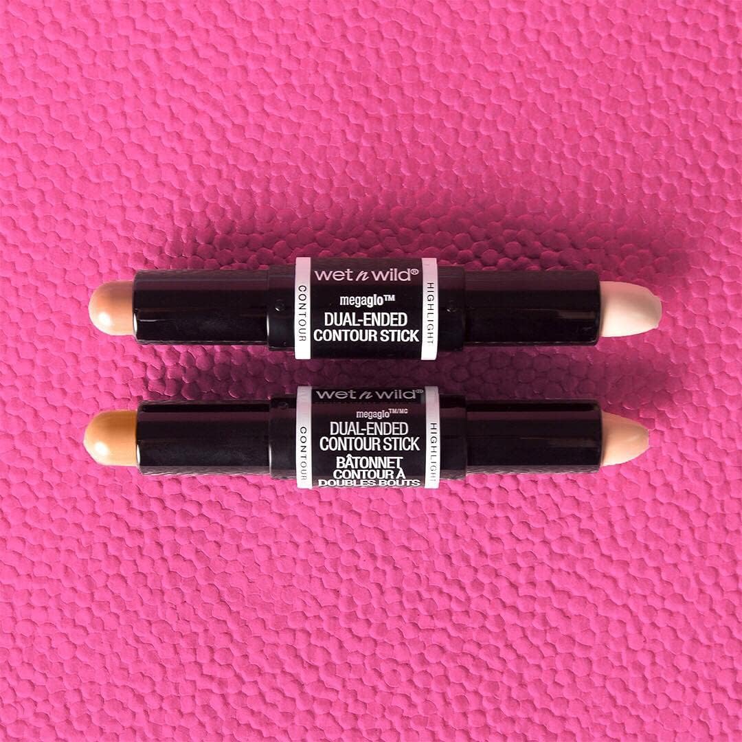 wet n wild MegaGlo Dual-Ended Contour Stick Medium/Tan, Cruelty-Free Beauty & Personal Care wet n wild