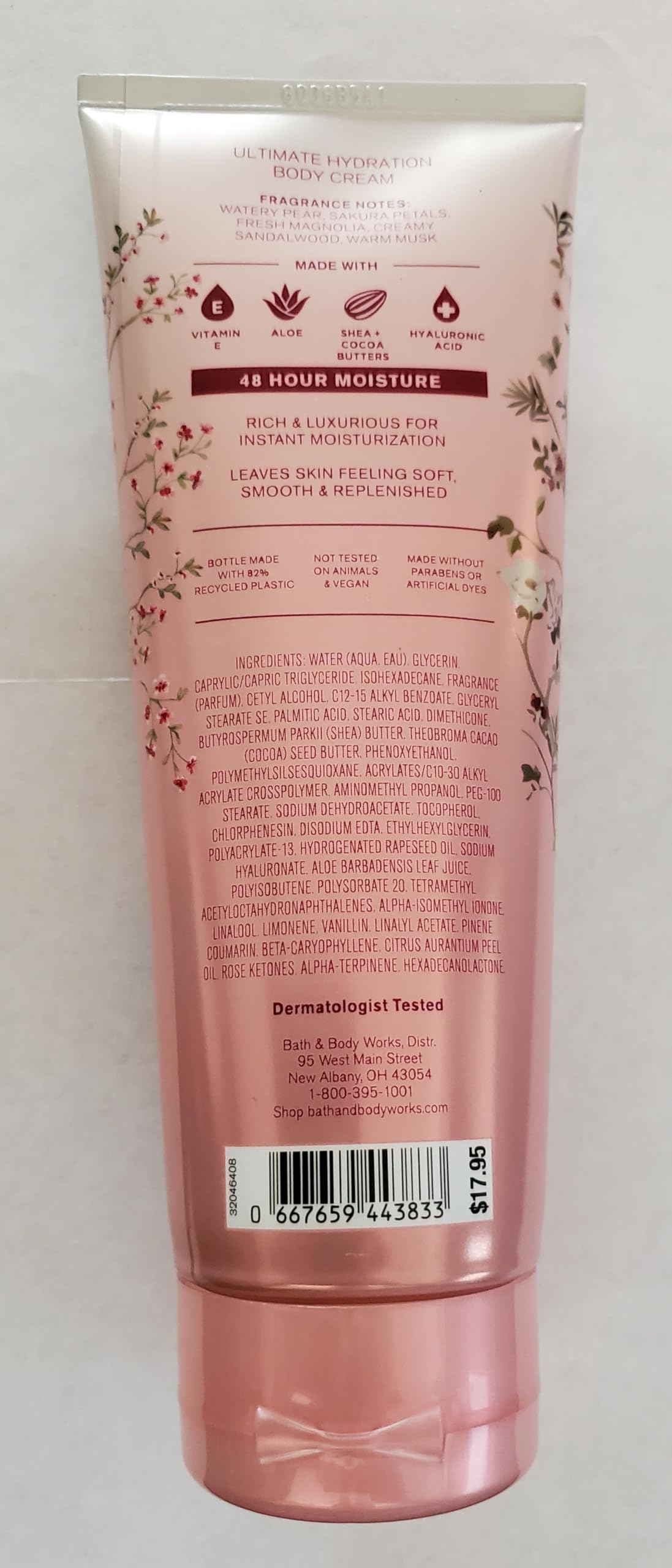 Bath & Body Works Forever Cherry Blossom Body Cream 2-Pack
