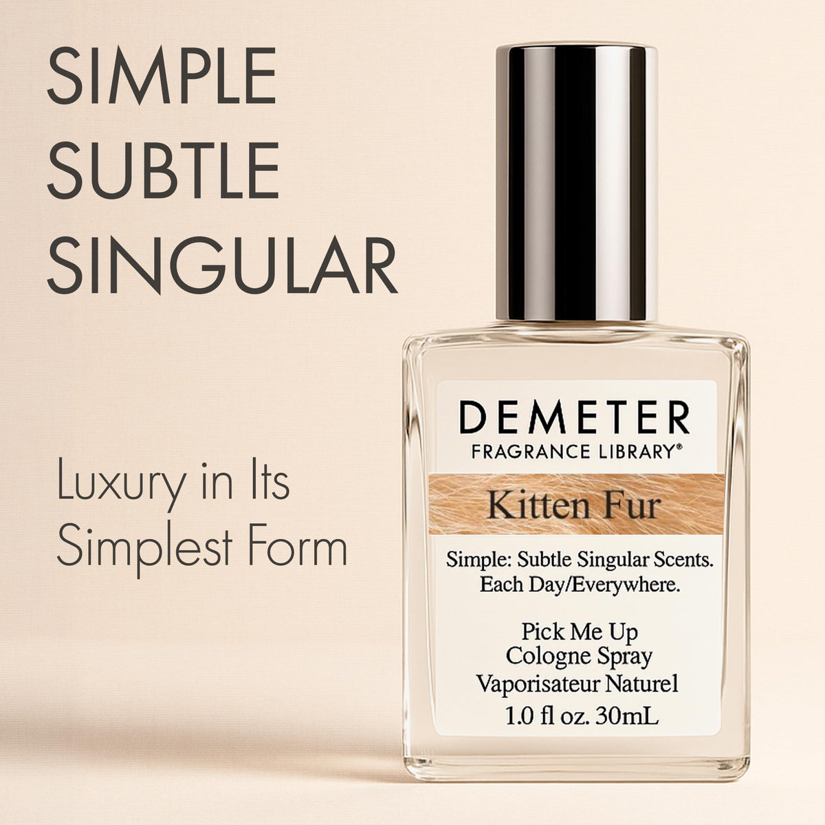 DEMETER Natural Perfume Spray Cologne for Women and Men, Kitten Fur, 1 oz Beauty & Personal Care DEMETER