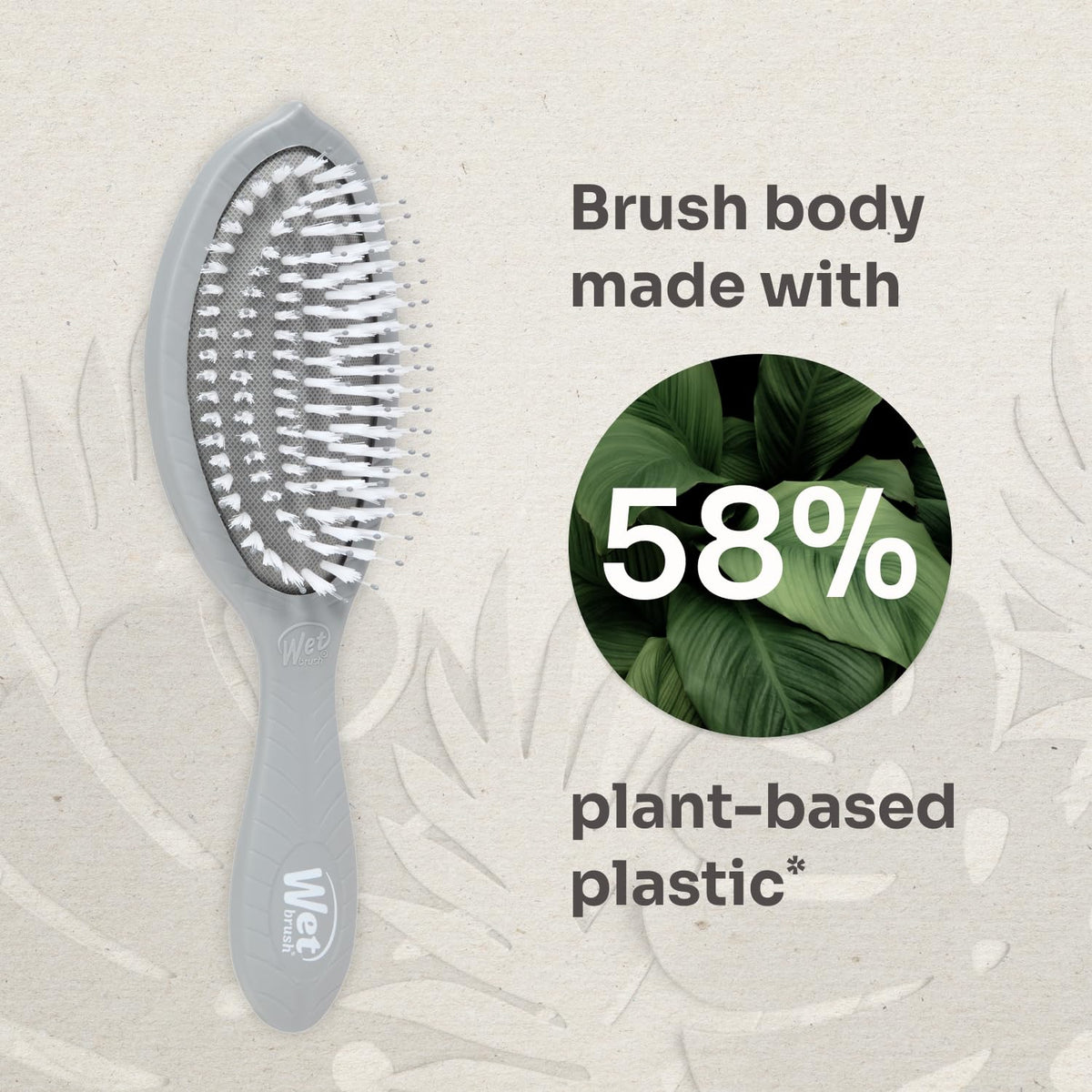 Wet Brush Go Green Charcoal Infused Detangling Hair Brush - Pain-Free Ultra-Soft Detangler Bristles Glide Through Tangles with Ease - Protects Against