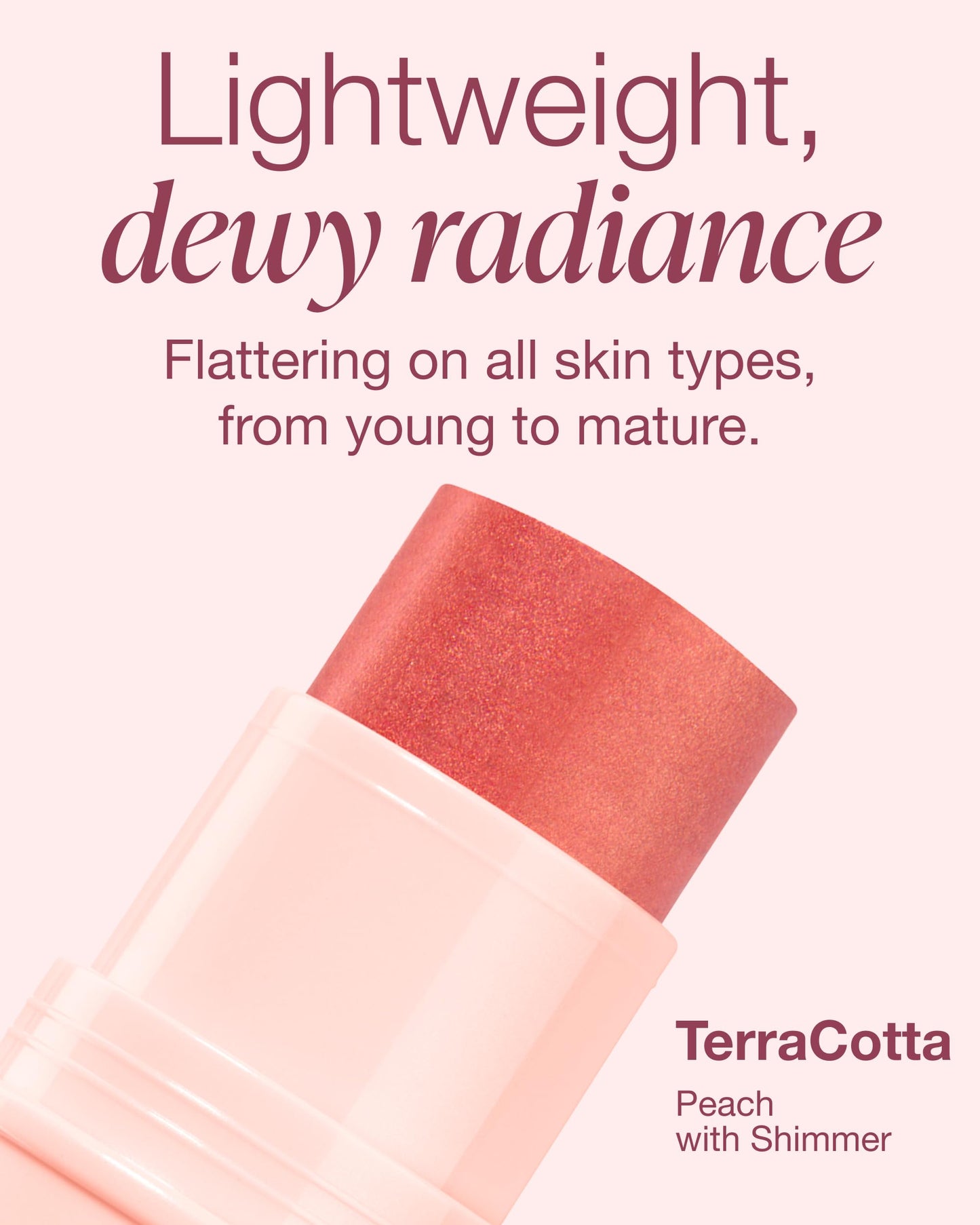 Mineral Fusion 3-in-1 Color Stick - Hydrating Tinted Cream Blush for Cheeks, Lip and Eye - Natural Multi Use Makeup (Terra Cotta) Beauty & Personal Care Mineral Fusion