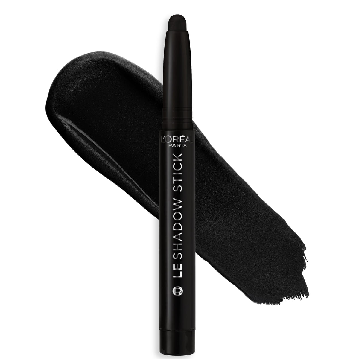 L'Oreal Paris Makeup Le Shadow Stick Eyeshadow, Blendable, Smudge-Resistant, Smokey Cream Eyeshadow, 490 All Night Black