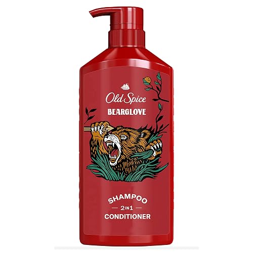 Old Spice Bearglove 2in1 Shampoo & Conditioner for Men, 22 Fl Oz, 5.892 Fl Oz Beauty & Personal Care Old Spice