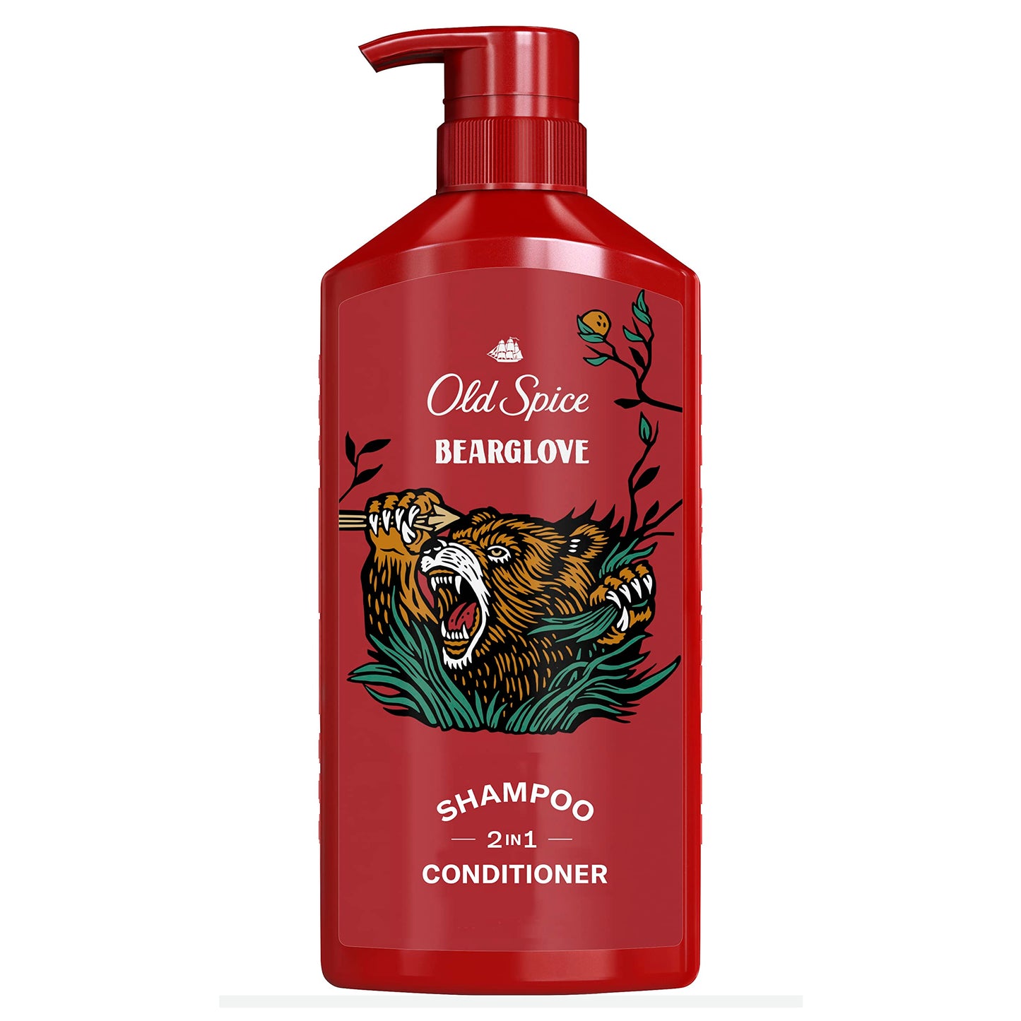 Old Spice Bearglove 2in1 Shampoo & Conditioner for Men, 22 Fl Oz, 5.892 Fl Oz Beauty & Personal Care Old Spice