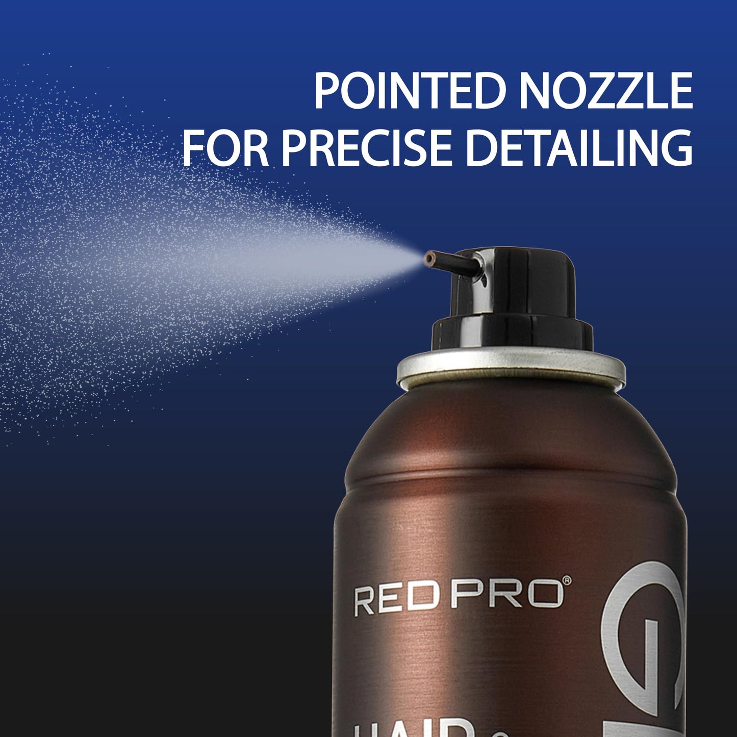 RED Pro GROOMANE Temporary Color Spray for Hair & Beard Line-Up, Barber Grade, Quick-Drying, 2X Longer-Lasting (Up to 20 Washes), Precision Nozzle, No Beauty & Personal Care RED Pro