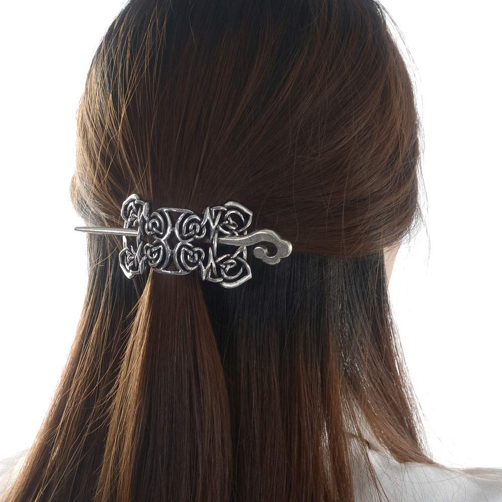 Viking Celtic Hair Sticks Hairpin-Viking Hair Clip Sticks for Long Hair Stick Slide Irish Hair Accessories Beauty & Personal Care LQQQL