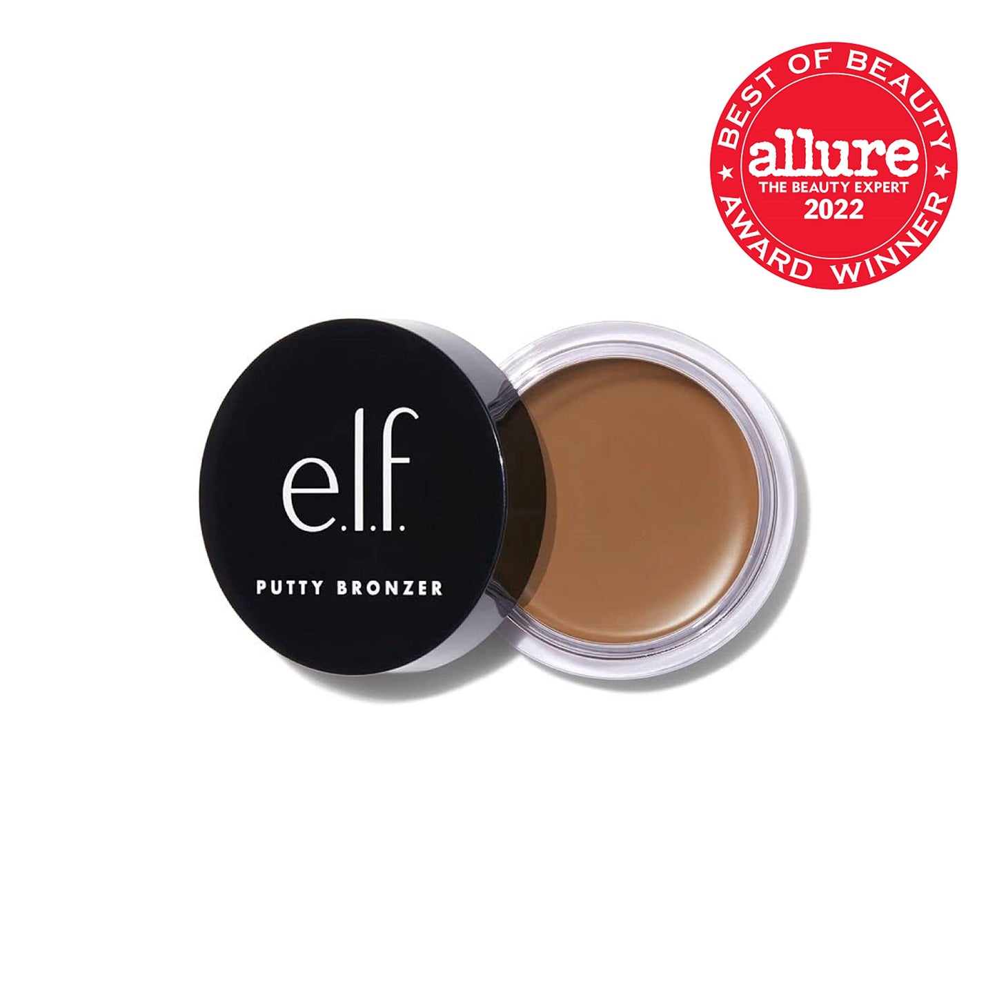 e.l.f. Putty Bronzer, Creamy & Highly Pigmented Formula, Creates a Long-Lasting Bronzed Glow, Infused with Argan Oil & Vitamin E, Golden Daze, 0.35 Oz Beauty & Personal Care e.l.f.