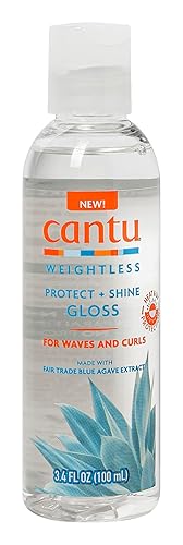 Cantu Weightless Protect + Shine Gloss, 3.4 Fl Oz (100ml) Beauty & Personal Care Cantu