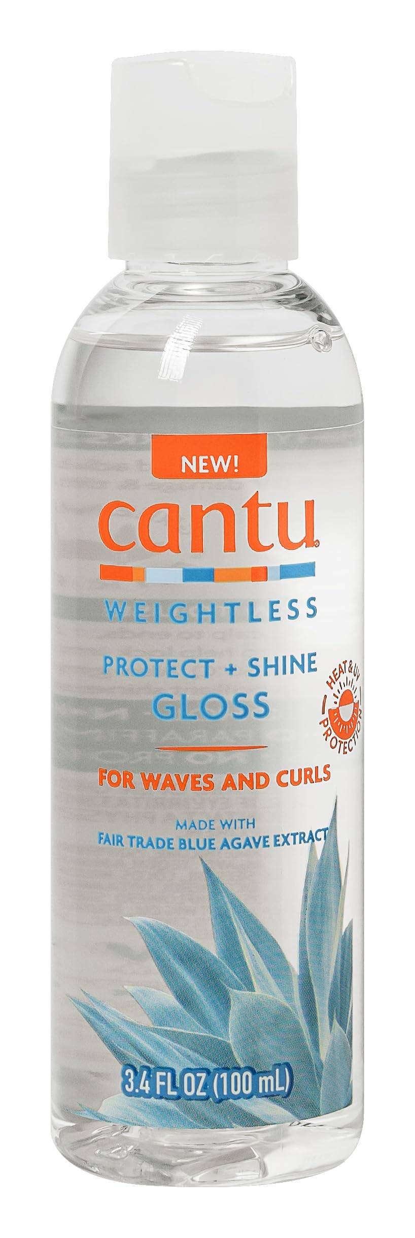 Cantu Weightless Protect + Shine Gloss, 3.4 Fl Oz (100ml) Beauty & Personal Care Cantu