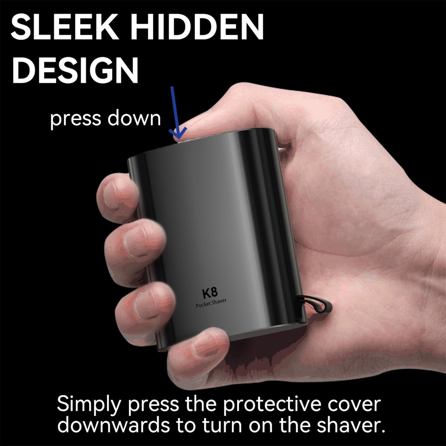 ENCHEN Mini Electric Shaver for Men, Portable Magnetic Dual-Head Rotary Pocket Electric Razor for Face, IPX7 Waterproof Wet & Dry, USB-C Rechargeable Beauty and Personal Care Enchen
