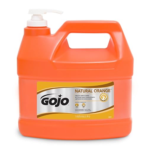GOJO Natural Orange Liquid Hand Soap, Orange Citrus Scent, 128 oz. (0945-04) Beauty & Personal Care GOJO