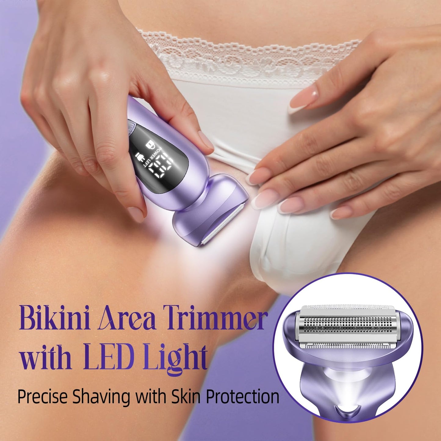 rategist Cordless Electric Razors for Women: Rechargeable Painless Bikini Trimmer for Body Hair - ???????? ???????????????????? Shaver with ?????? ?????????????? Beauty and Personal Care rategist
