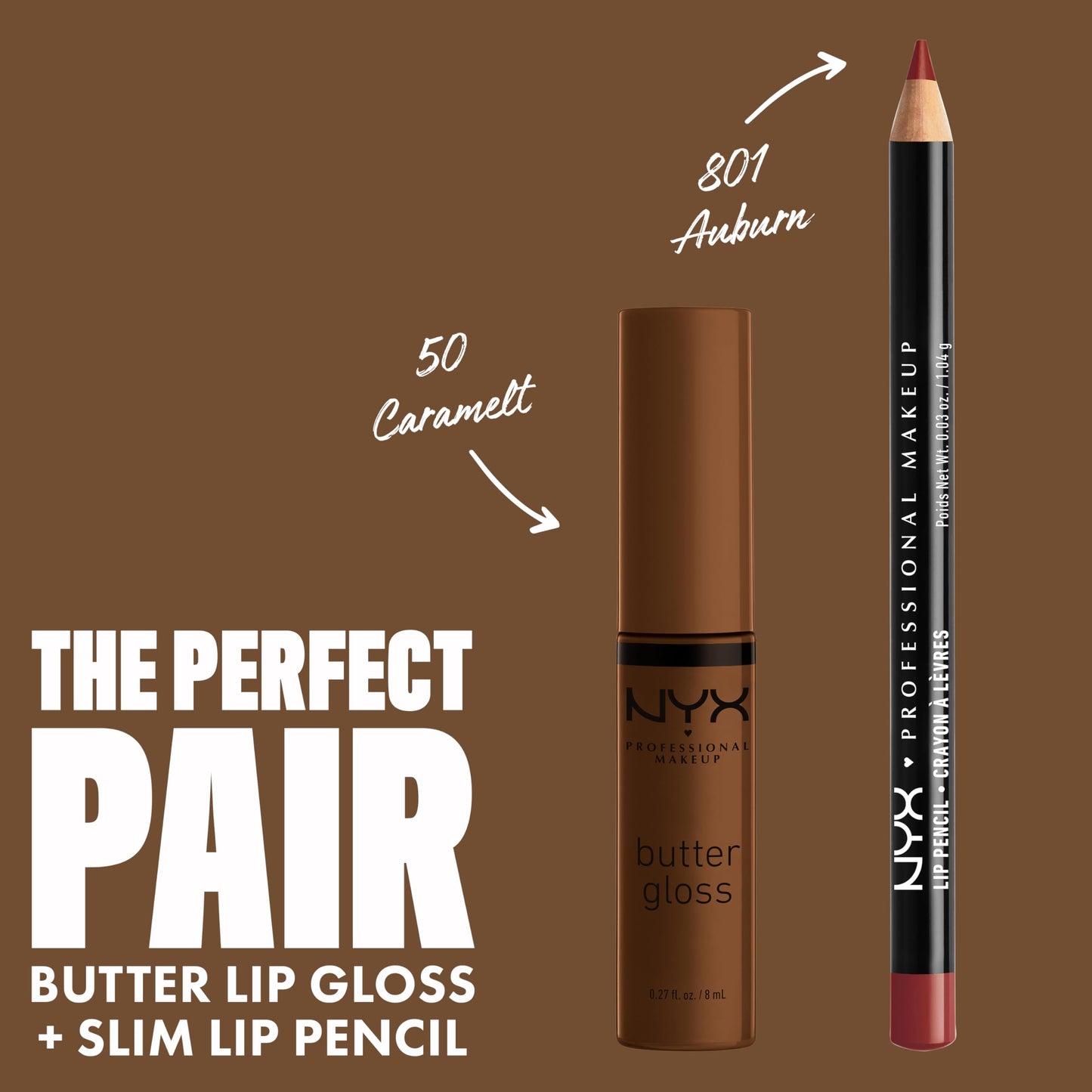 NYX PROFESSIONAL MAKEUP Butter Gloss Brown Sugar, Non-Sticky Lip Gloss - Caramelt (Medium Brown) Beauty & Personal Care NYX PROFESSIONAL MAKEUP