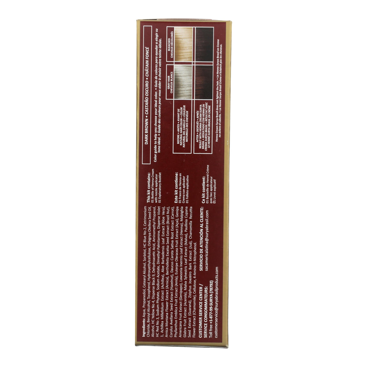Surya Dark Brown Henna Cream