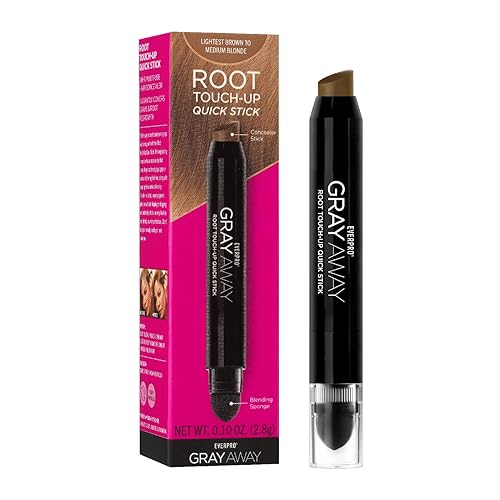 EVERPRO Gray Away Root Touchup Quick Stick, Lightest Brown/Medium Blonde, 0.1 Oz Beauty & Personal Care EVERPRO