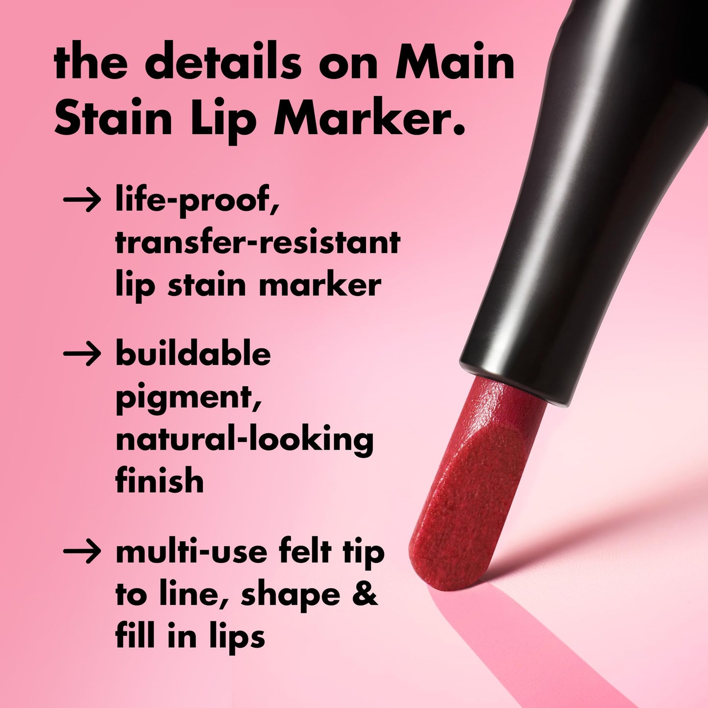 e.l.f. Main Stain Lip Marker, Lip Stain Lip Liner, Define, Contour & Fill for Long-Lasting & Transfer-Resistant Color, Vegan & Cruelty-Free, Beugebait Beauty and Personal Care e.l.f.