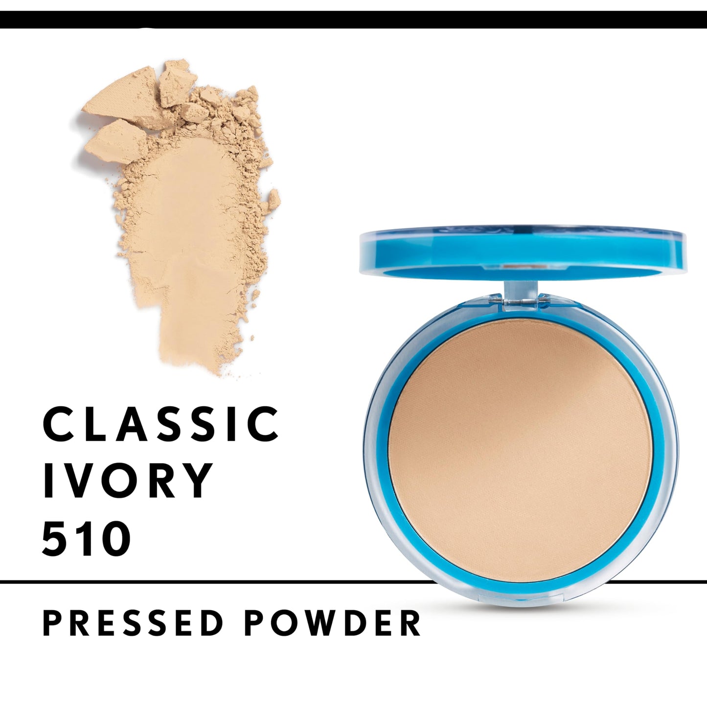 COVERGIRL Clean Matte Pressed Powder Classic Ivory Warm 510 , .35 Ounce (packaging may vary) Beauty & Personal Care COVERGIRL