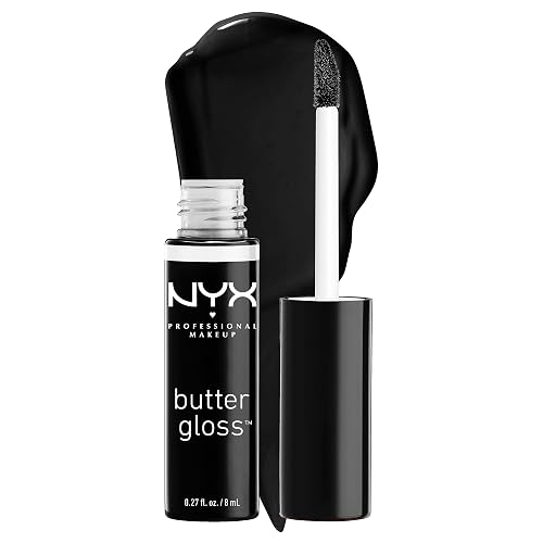 NYX PROFESSIONAL MAKEUP Butter Gloss, Non-Sticky Lip Gloss - Licorice (Black) Beauty & Personal Care NYX PROFESSIONAL MAKEUP