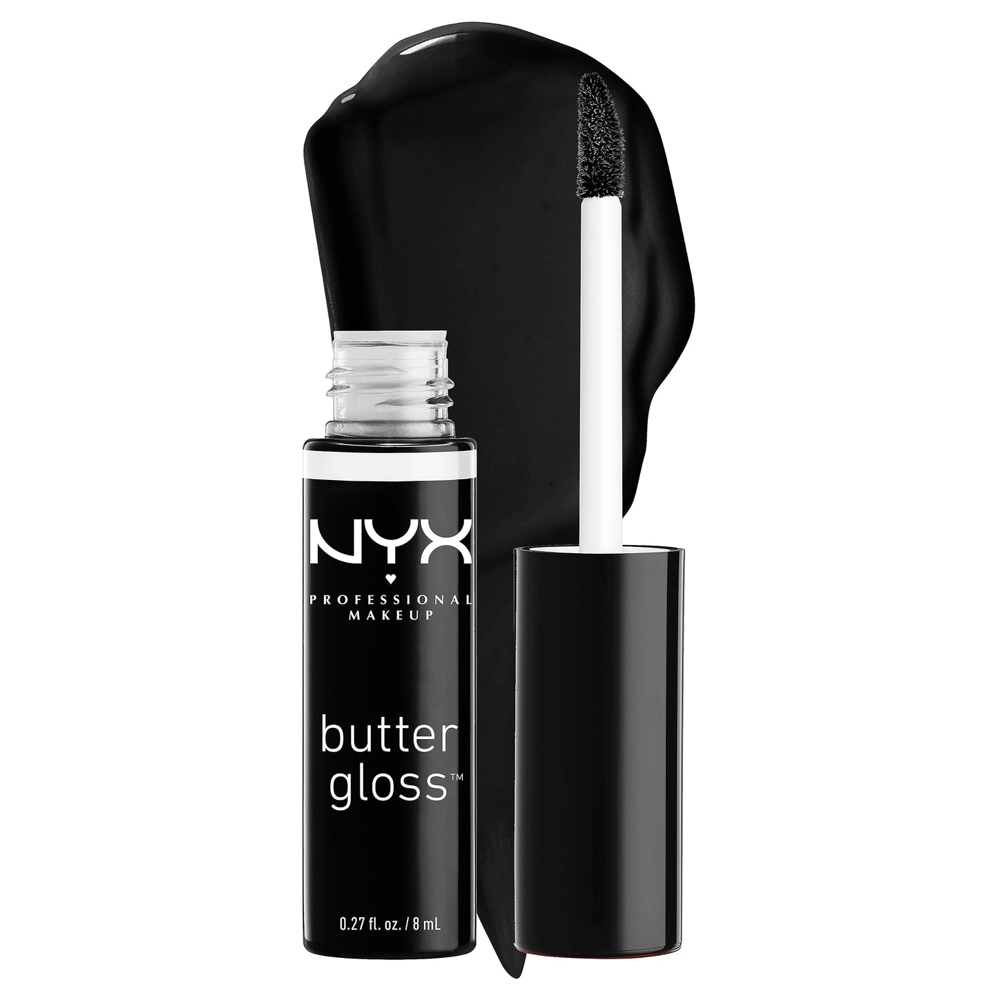NYX PROFESSIONAL MAKEUP Butter Gloss, Non-Sticky Lip Gloss - Licorice (Black) Beauty & Personal Care NYX PROFESSIONAL MAKEUP