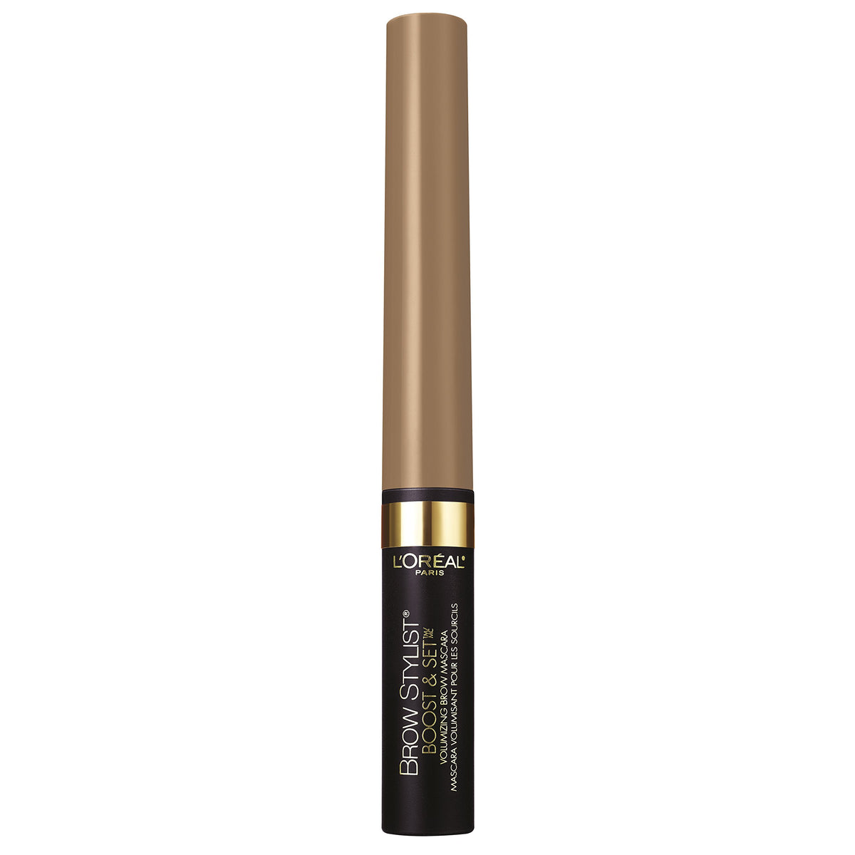L'Oreal Paris Cosmetics Brow Stylist Boost and Set Brow Mascara, Blonde, 1 Tube