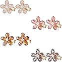 Crystal Hair Clips Small Pearl Hairpins Textention Fashion Hair Barrettes Decorative Bling Hair Accessories for Women Ladies Beauty & Personal Care Textention