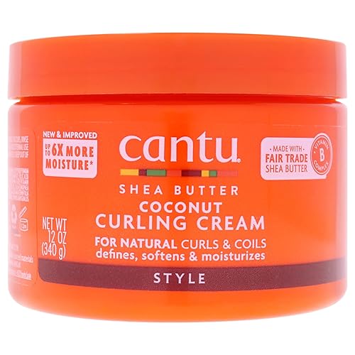Shea Butter Coconut Curling Cream by Cantu for Unisex - 12 oz Cream Beauty & Personal Care Cantu