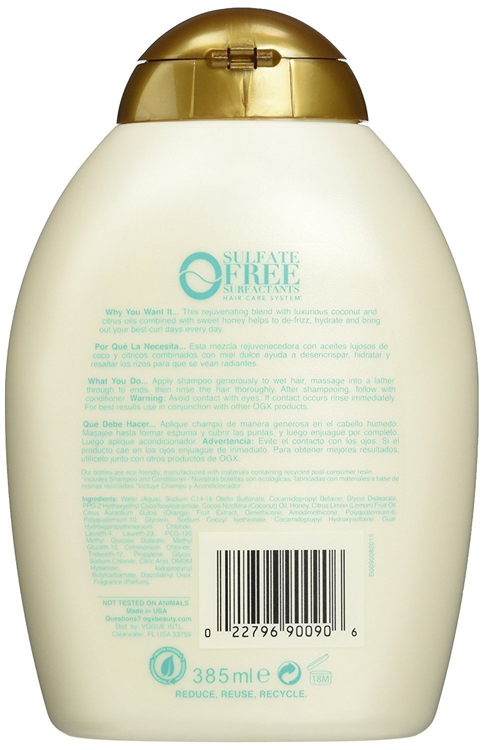 Organix Quenching Plus Coconut Curls Bundle, Shampoo & Conditioner, 13 Ounce Each Beauty & Personal Care OGX