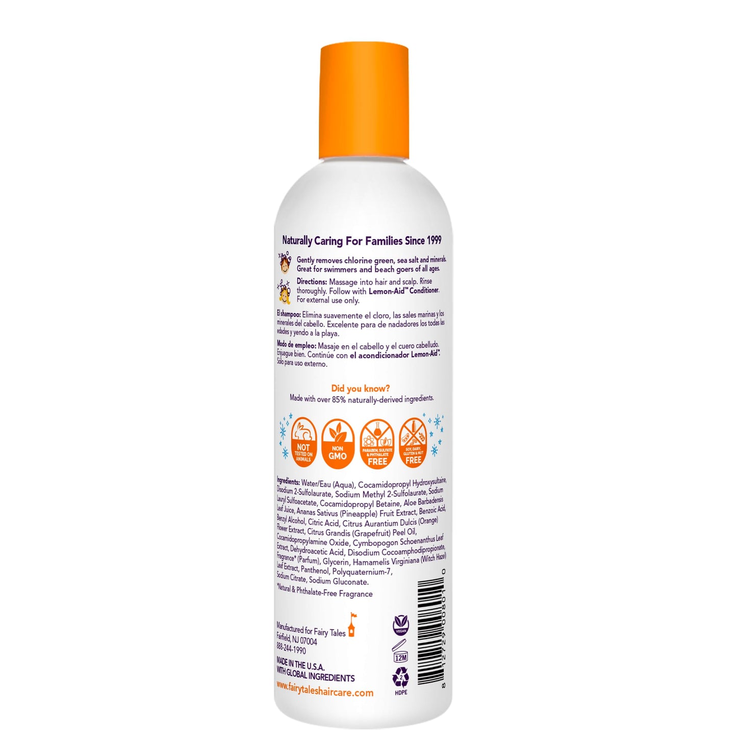 Fairy Tales Swim Shampoo for Kids - 12 oz | Made with Natural Ingredients in the USA | Chlorine Removal Swimmer Shampoo for Kids | No Parabens Beauty & Personal Care Fairy Tales