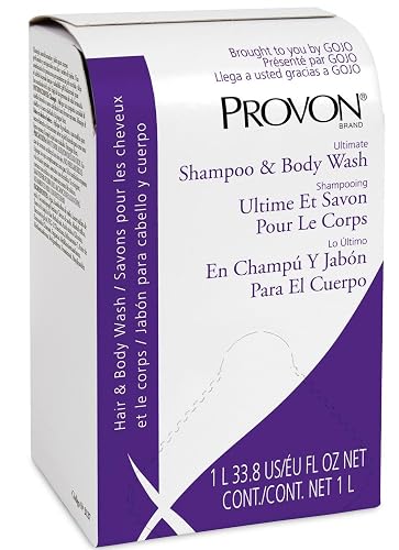 PROVON NXT Ultimate Shampoo and Body Wash, Light Herbal Fragrance, 1000 mL Wash Refill for PROVON NXT Push-Style Dispenser (Pack of 8) - 3127-08 Beauty & Personal Care GOJO