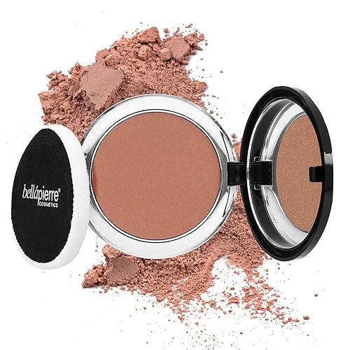 bellapierre Compact Mineral Blush | Warm Dewy Glow | Non-Toxic and Paraben Free | Suitable for All Skin Types | Compact Case - 0.35-Ounce - Autumn Beauty & Personal Care bellapierre