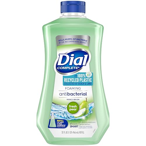 Dial Complete Antibacterial Foaming Hand Soap Refill, Fresh Pear, 32 fl oz Beauty & Personal Care Dial