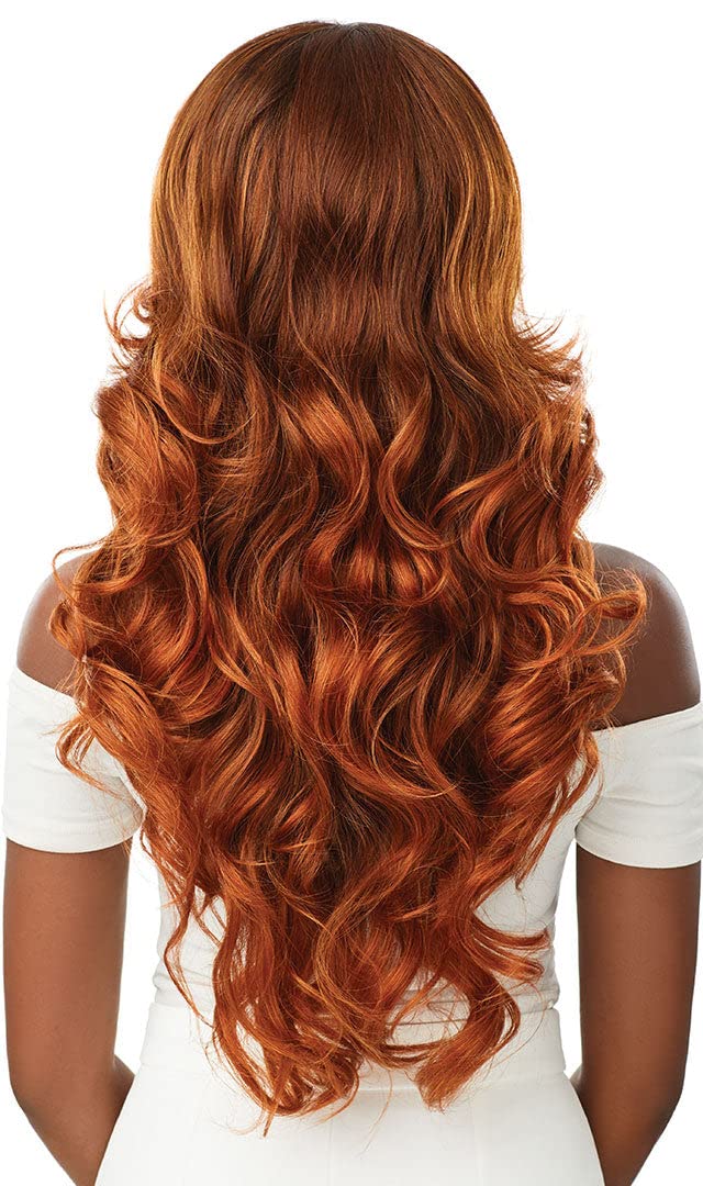 Outre Lace Front Wig - Perfect Hair Line 13X6 Faux Scalp - Laurel (DR2/GINGER BROWN)