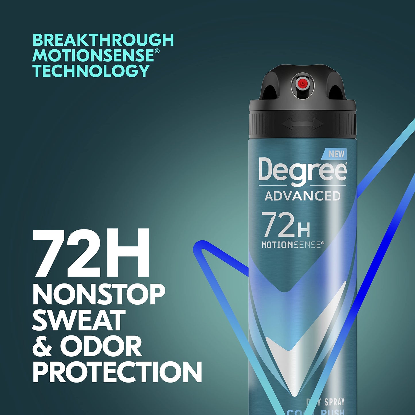Degree Men Antiperspirant Deodorant Dry Spray Cool Rush Deodorant for Men With MotionSense Technology 3.8 oz Beauty and Personal Care Degree Men
