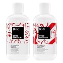 IGK GOOD BEHAVIOR Ultra Smooth Shampoo & Conditioner Set + Travel Size Packettes | Frizz Control + Shine | Vegan + Cruelty-Free | 8 oz (Pack of 2) Beauty & Personal Care IGK