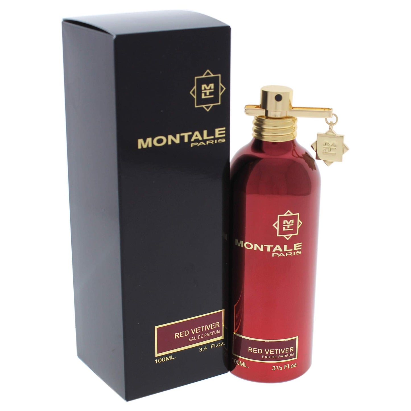 MONTALE Red Vetiver Eau de Parfum Spray, 3.3 Fl Oz Beauty & Personal Care MONTALE