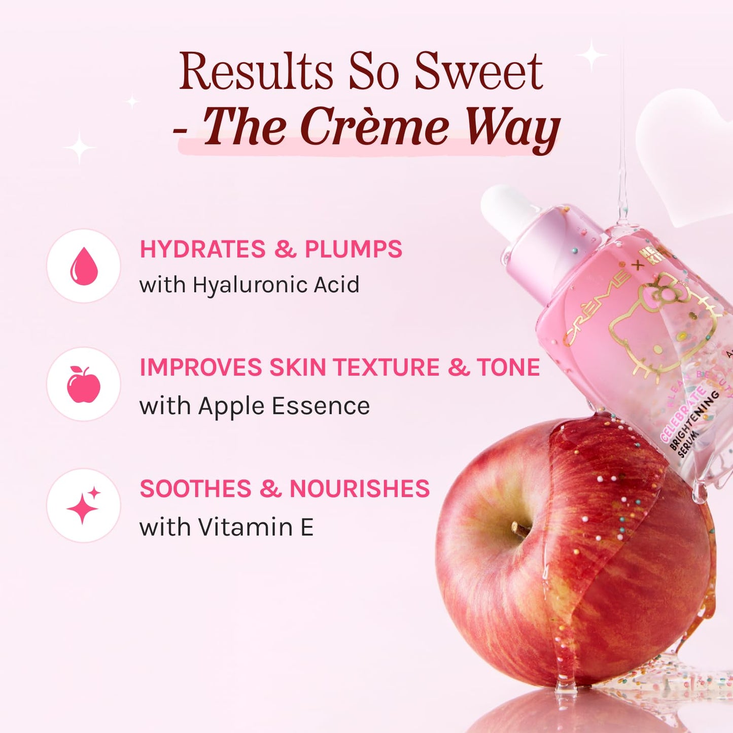 The Crème Shop x Hello Kitty Celebrate Brightening Serum - Klean Beauty, 2.9 Fl Oz, 1 Beauty & Personal Care The Crème Shop