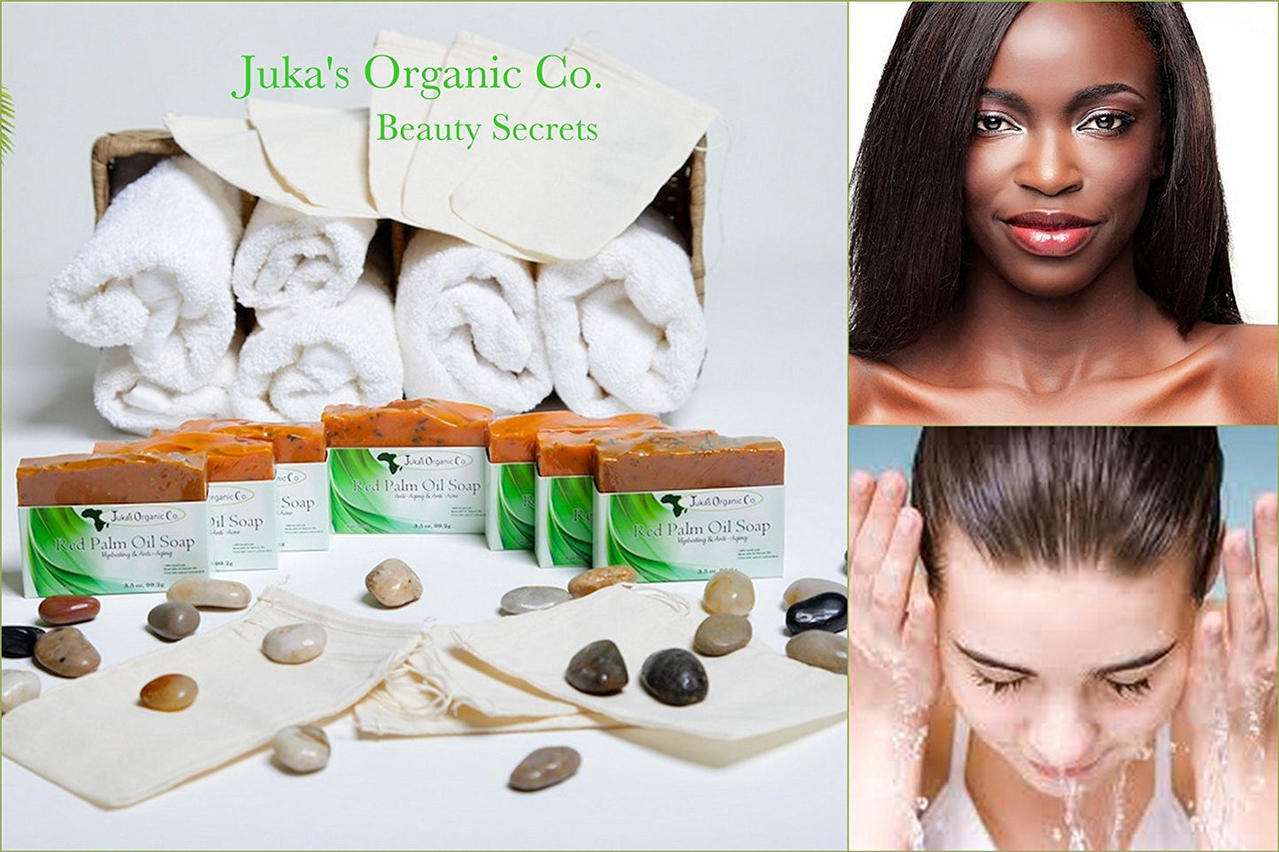 Juka's Organic Co. Red Palm Oil Soaps Hand Made with All Natural & Organic Ingredients 4oz Lavender Blend Beauty & Personal Care Juka's Organic Co.