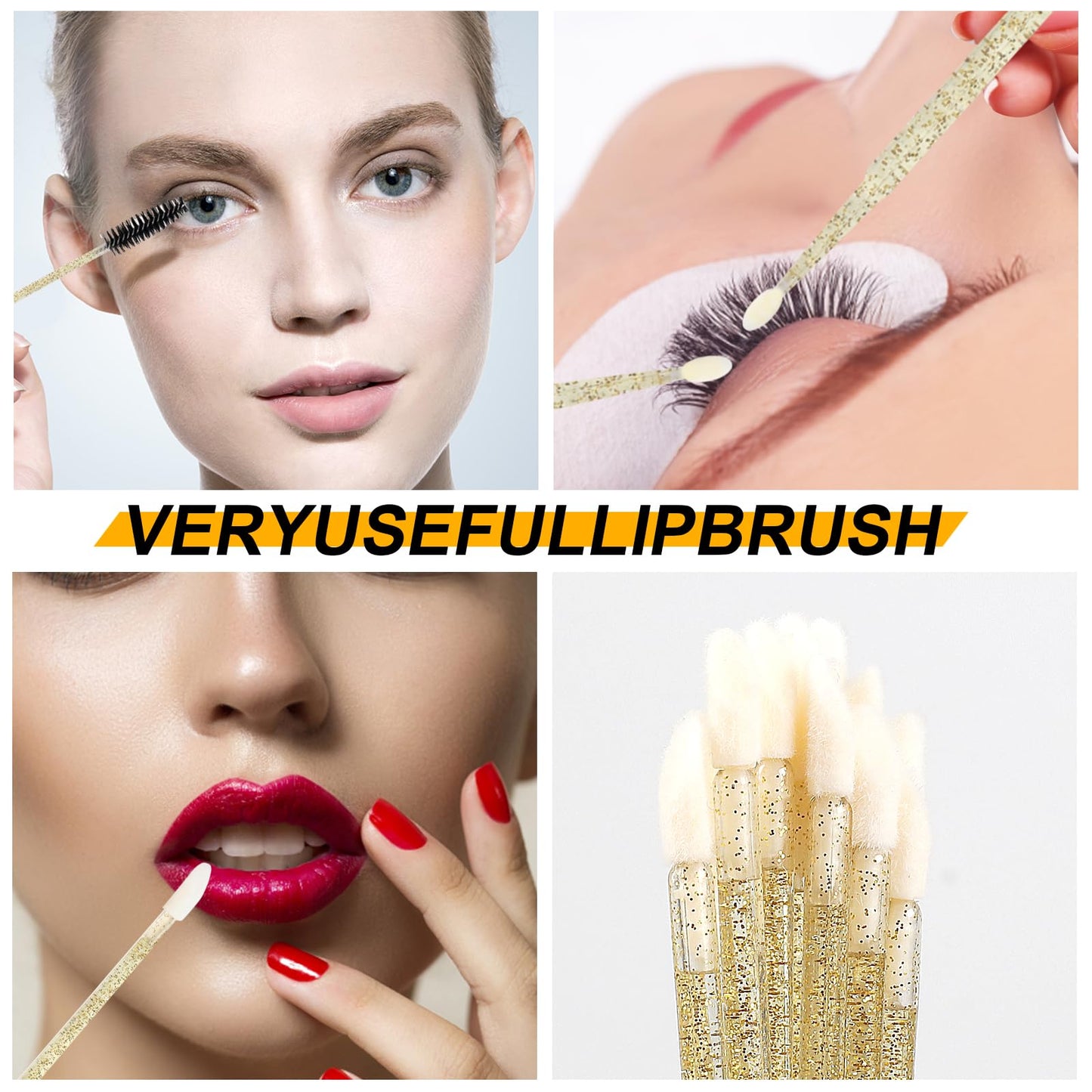 200 sets of false eyelashes kits, disposable micro cotton swabs, and they are matched with false eyelash brushes, lip brushes, mascara brushes, Beauty & Personal Care ZCDPFCBD