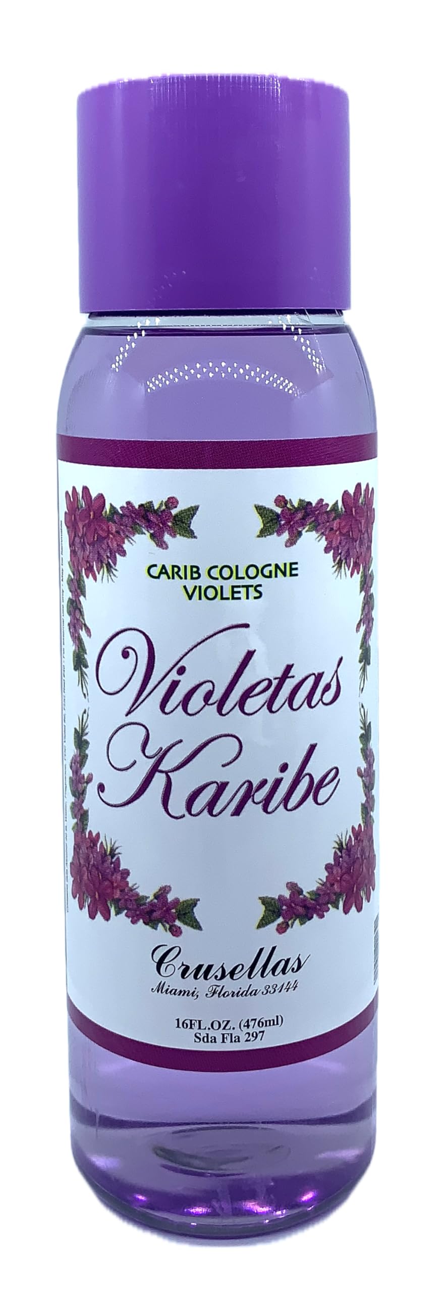 Crusellas Violetas Karibe (Caribbean Violets) Splash Cologne 16 Fl. Oz. Beauty & Personal Care Crusellas