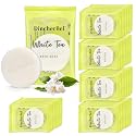 DincherBel 100 Pack 0.5oz Travel Soap, Mini Round Cleansing Bars Soap Bulk Travel Size, Individually Wrapped Toiletries Amenities for Hotel, Airbnb Beauty & Personal Care DincherBel