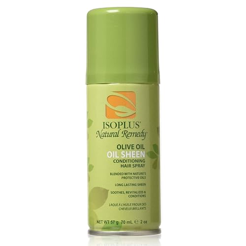 Isoplus Natural Remedy Olive Oil Sheen Hair Spray 2 Oz. Beauty & Personal Care Isoplus