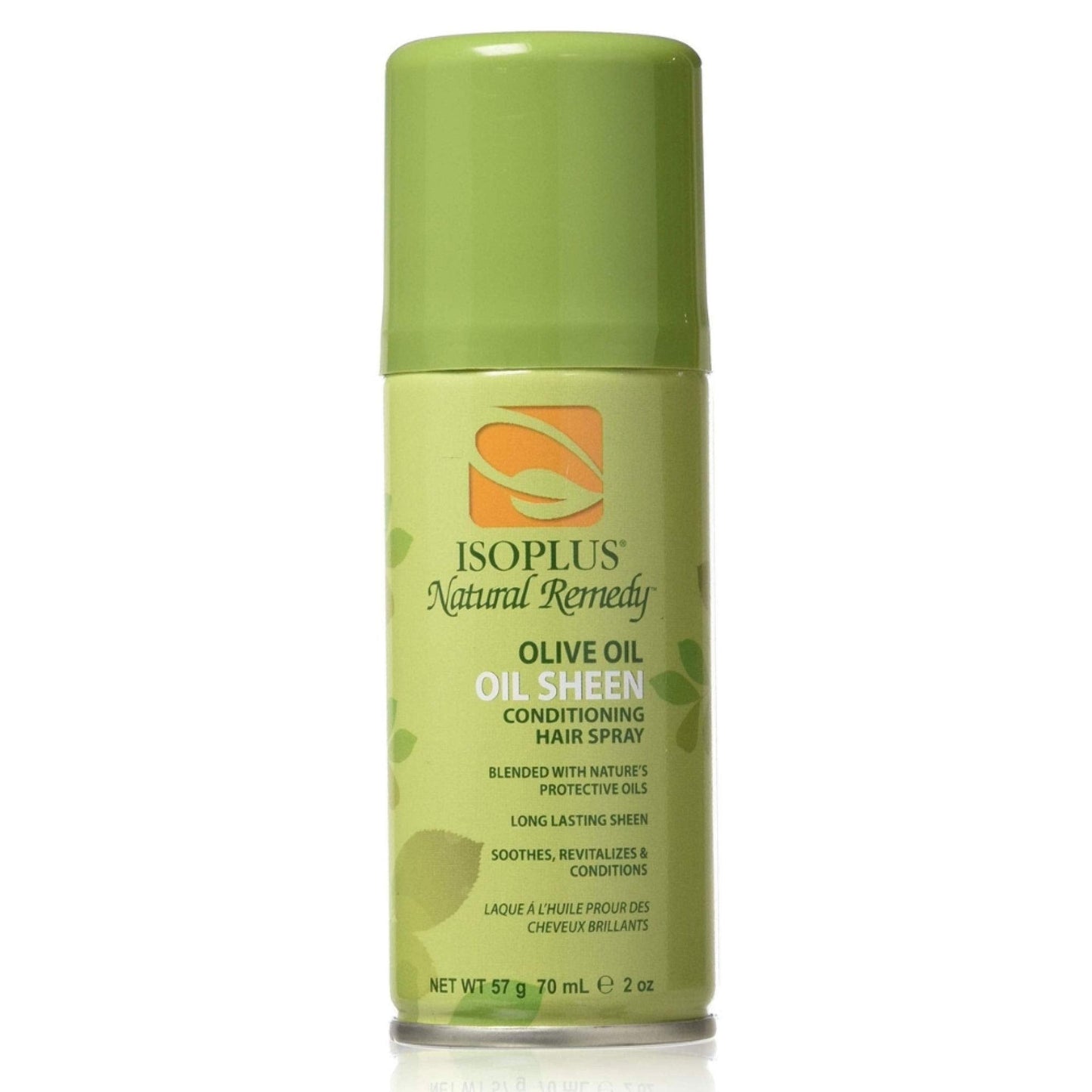 Isoplus Natural Remedy Olive Oil Sheen Hair Spray 2 Oz. Beauty & Personal Care Isoplus