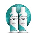 Adore Semi Permanent Hair Color (195 Jade) (2 Pack) | Vegan & Cruelty-Free Green Hair Dye | No Ammonia, No Peroxide, No Alcohol | 4 Fl Oz Beauty & Personal Care Adore