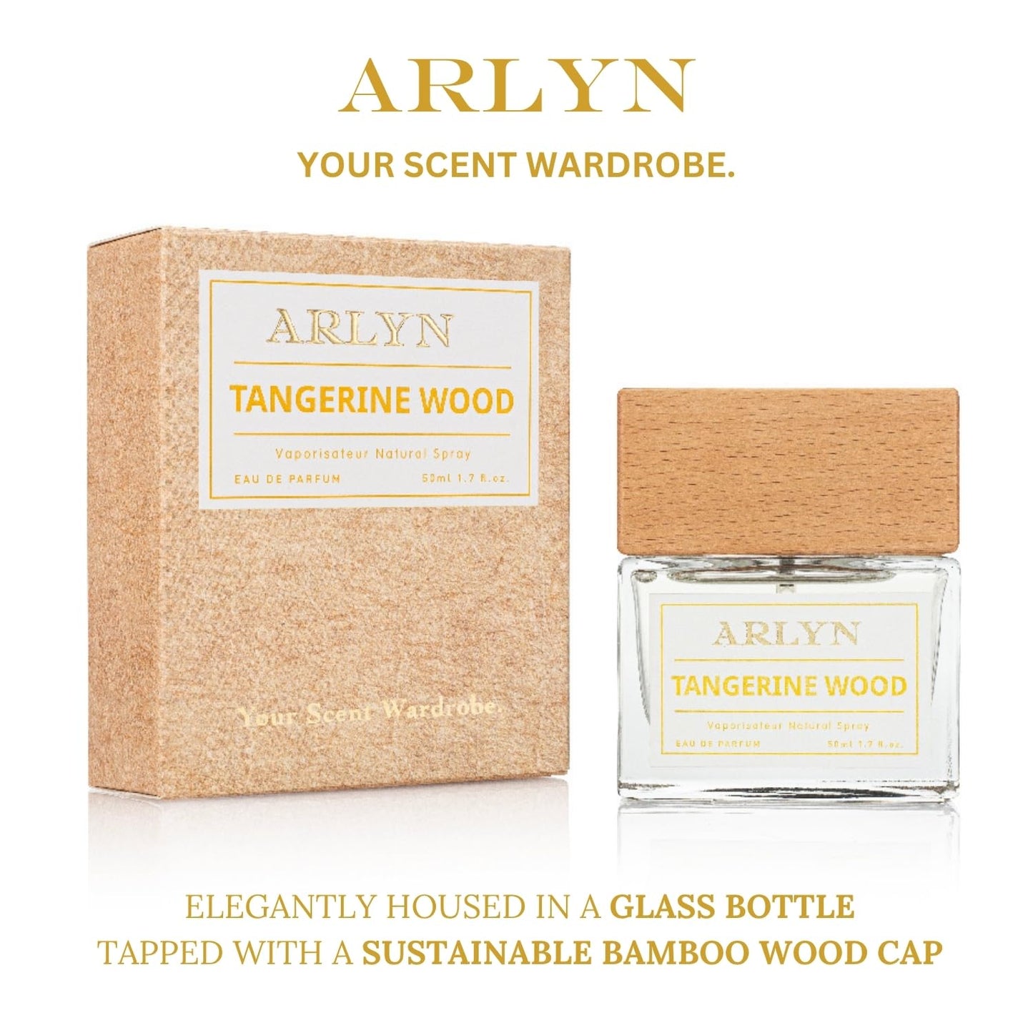 ARLYN Tangerine Wood Eau De Parfum Inspired by Hèrmes Terre D'hermes, Perfume for Men, Luxury Fragrance - Vegan, Cruelty-Free, and Eco-Conscious Beauty & Personal Care ARLYN BY BELLEVUE PARFUMS