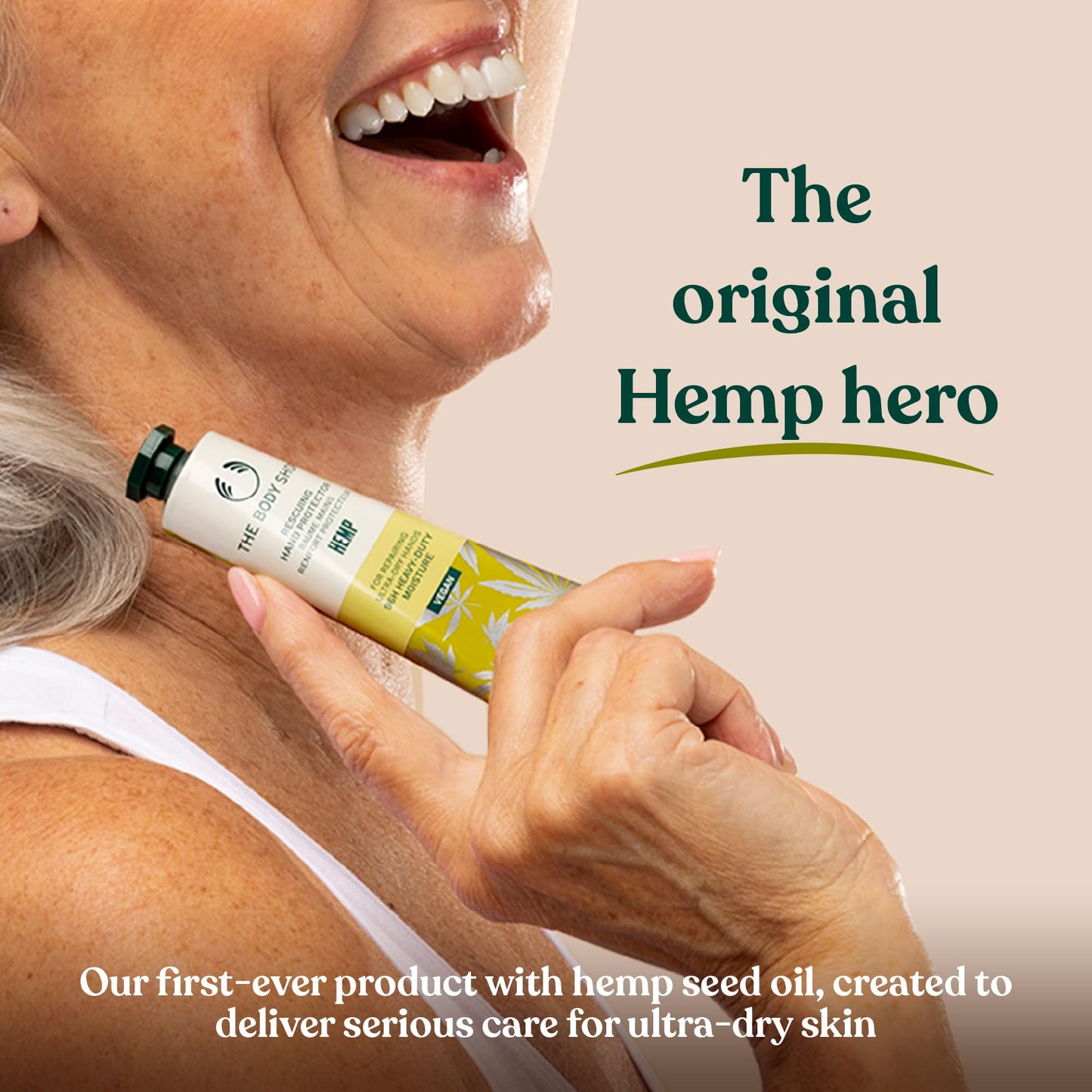 The Body Shop Hemp Hand Protector – Protecting & Hydrating Care for Ultra Dry Hands – 3.3 oz Beauty & Personal Care The Body Shop