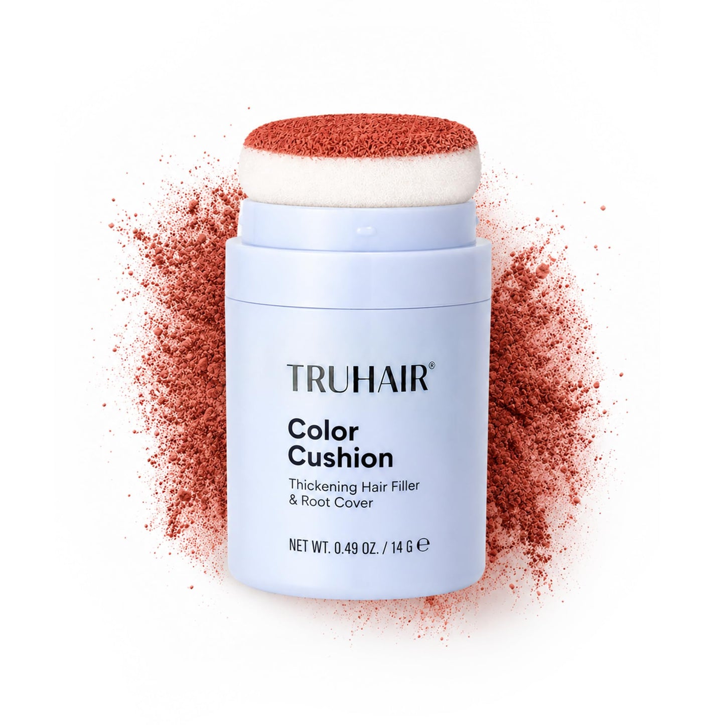 TRUHAIR Color Cushion Thickening Hair Filler & Root Cover Up Powder - Oil Absorbing Hair Fibers for Thinning Hair - Instant Volume, Gray Coverage Beauty & Personal Care Truhair