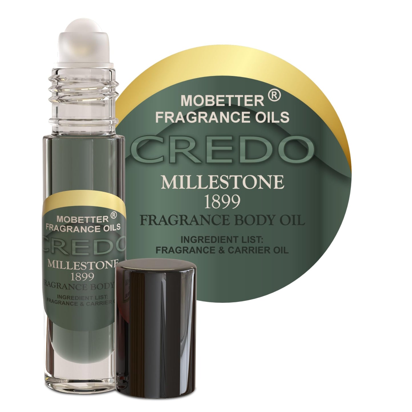 MOBETTER FRAGRANCE OILS Credo Millestone 1899 Cologne Men Fragrance Body Oil | Travel Size - Long Lasting Fragrance Beauty & Personal Care MOBETTER FRAGRANCE OILS